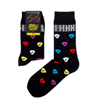 Picture of Stereo Socks - Guitar Picks Socks